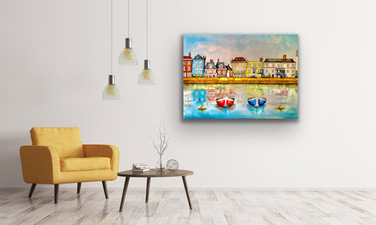 Barnes Riverside - canvas print