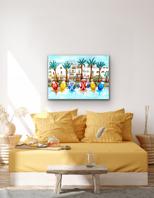 Smugglers, Cala D'Or - canvas print