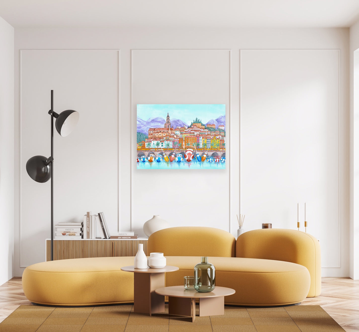 Menton - canvas print