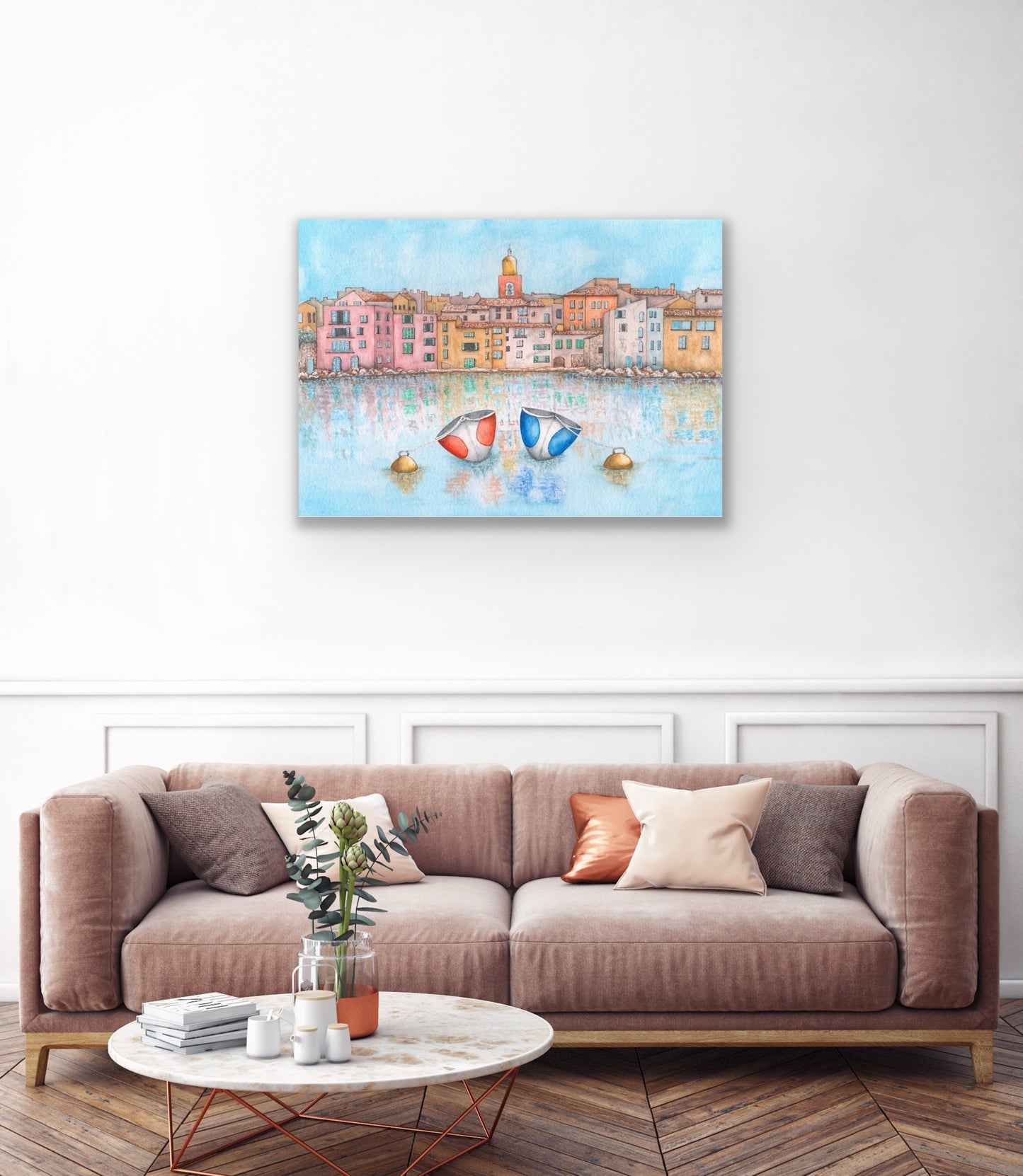 St Tropez - canvas print