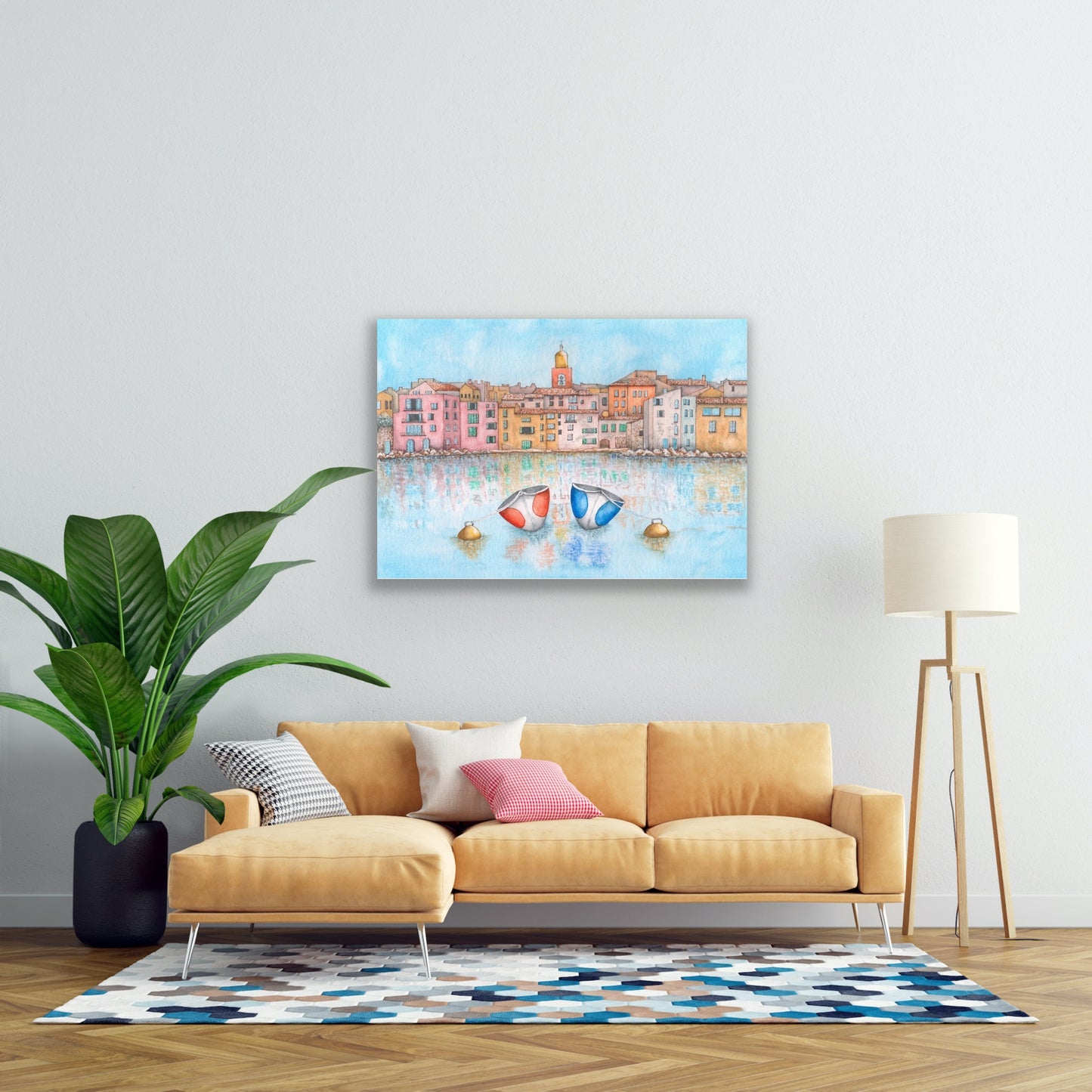 St Tropez - canvas print