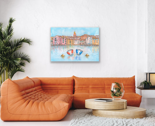 St Tropez - canvas print