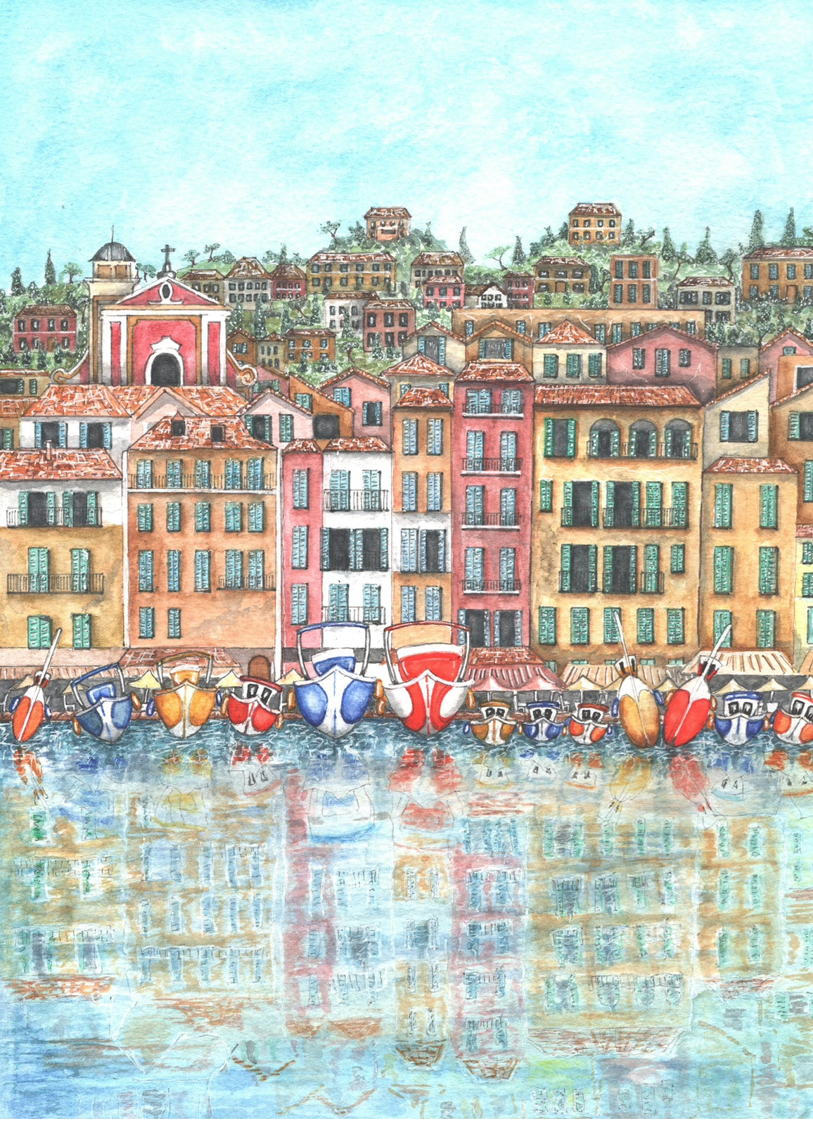 Villefranche sur Mer - canvas print