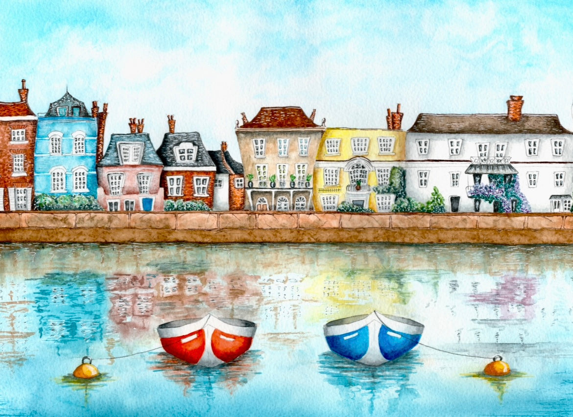 Barnes Riverside - canvas print
