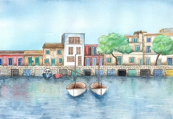 Portcolom, Mallorca - canvas print