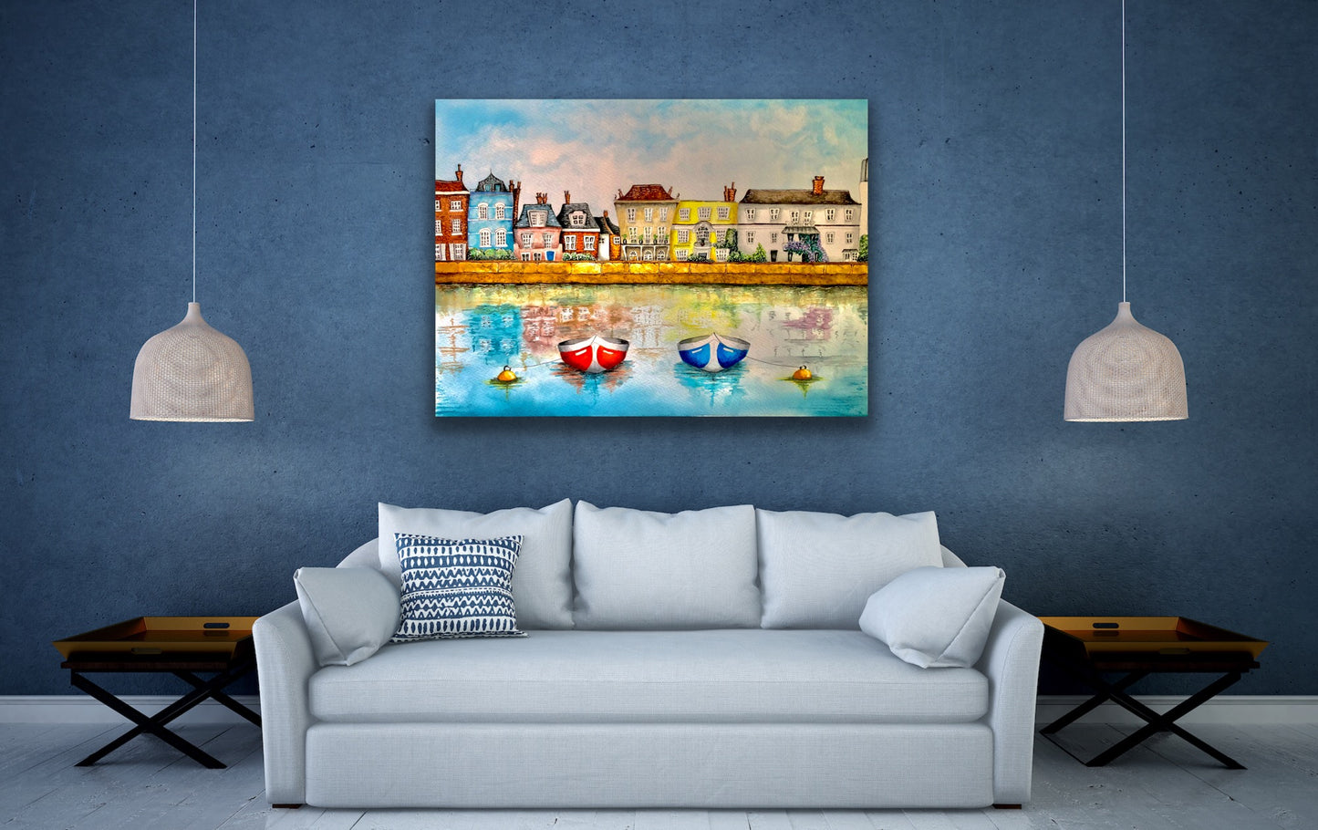 Barnes Riverside - canvas print