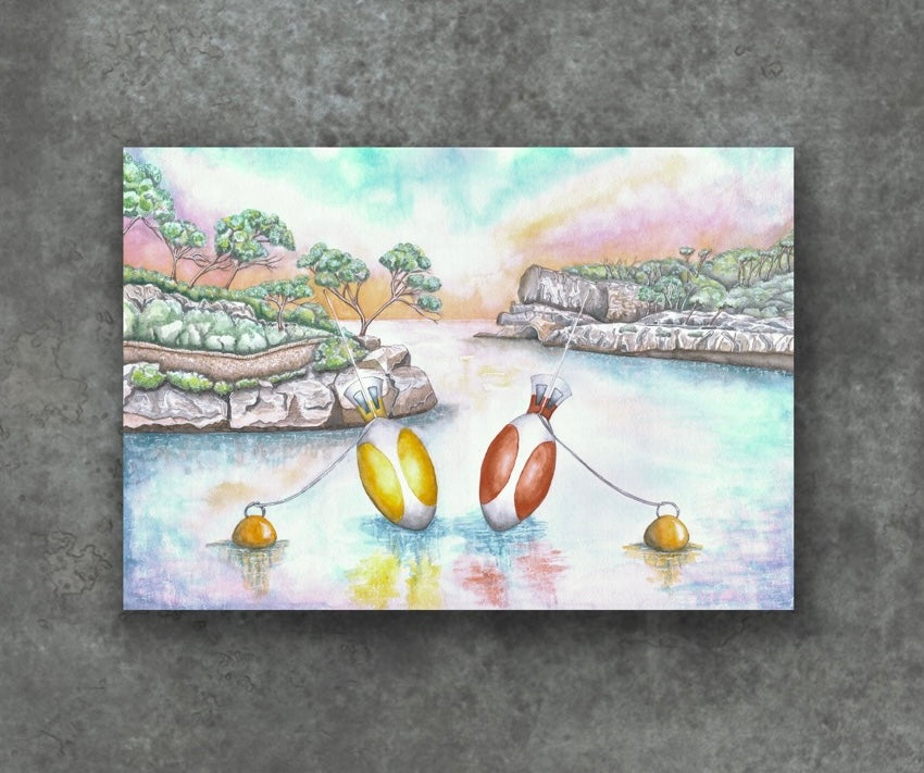 Cala Mondrago - canvas print