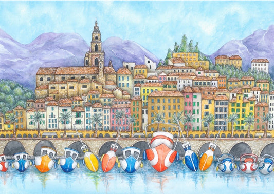 Menton - Limited Edition Giclee Print