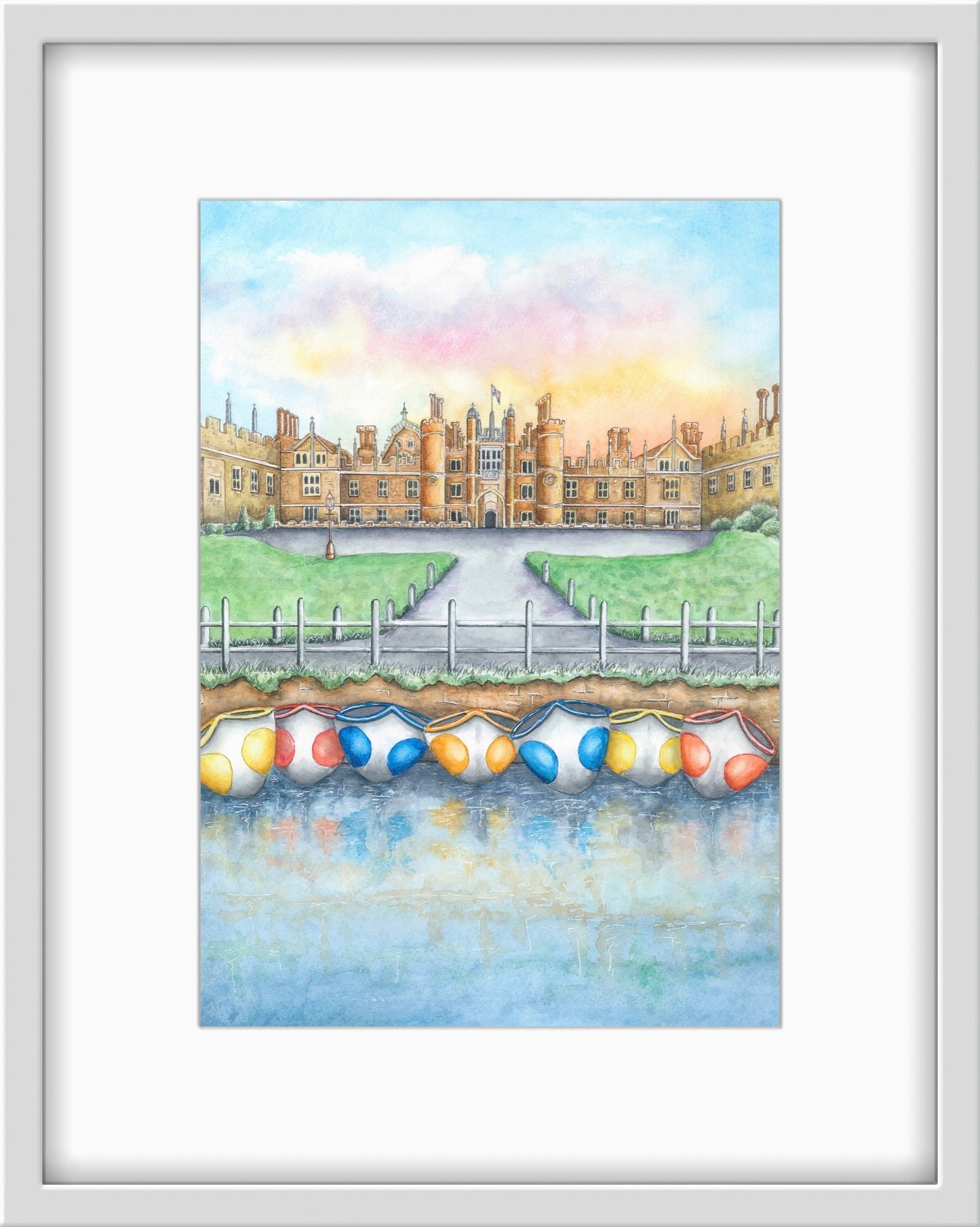 Hampton Court Palace - Limited Edition Giclee Print