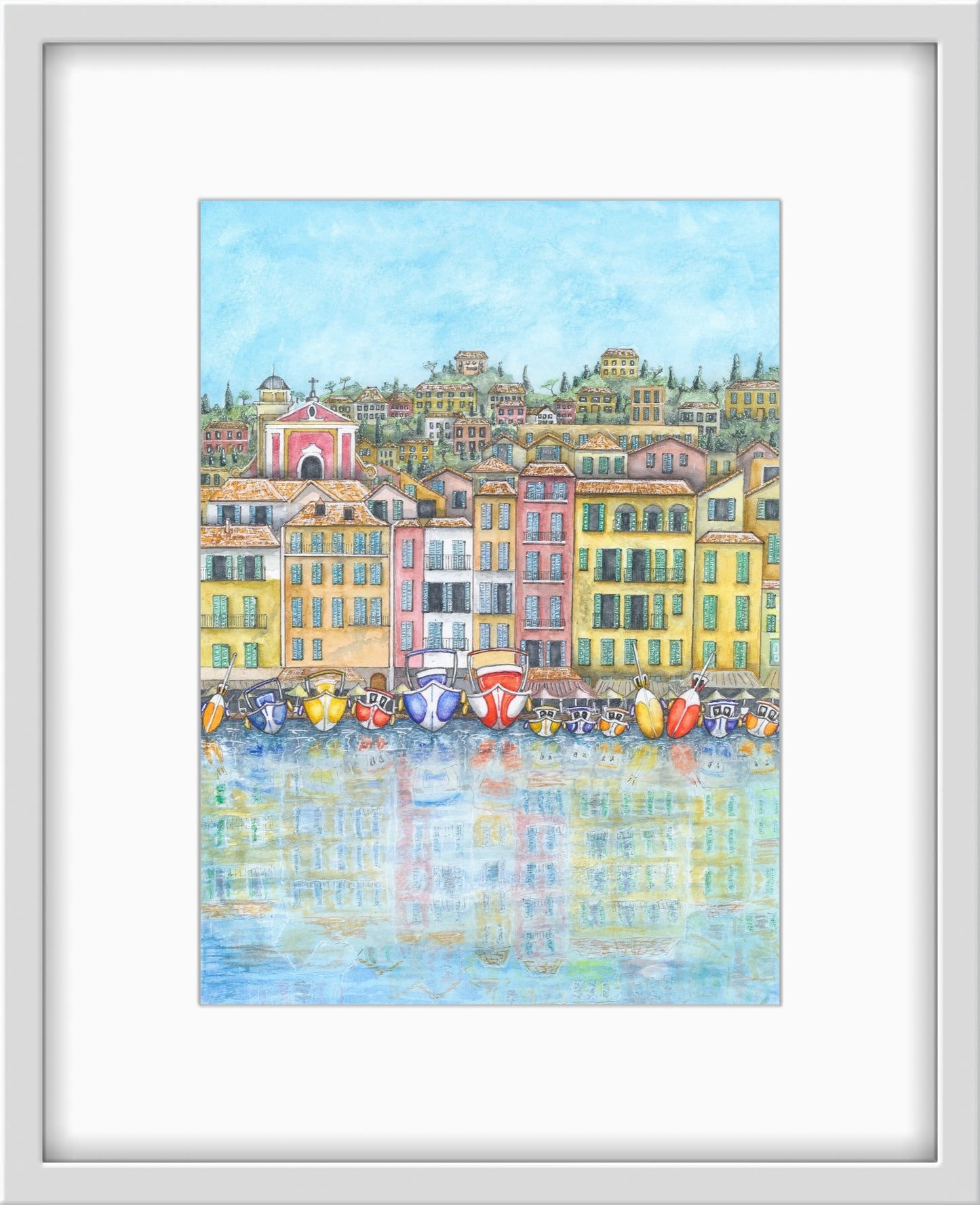 Villefranche-sur-Mer - limited edition giclée print
