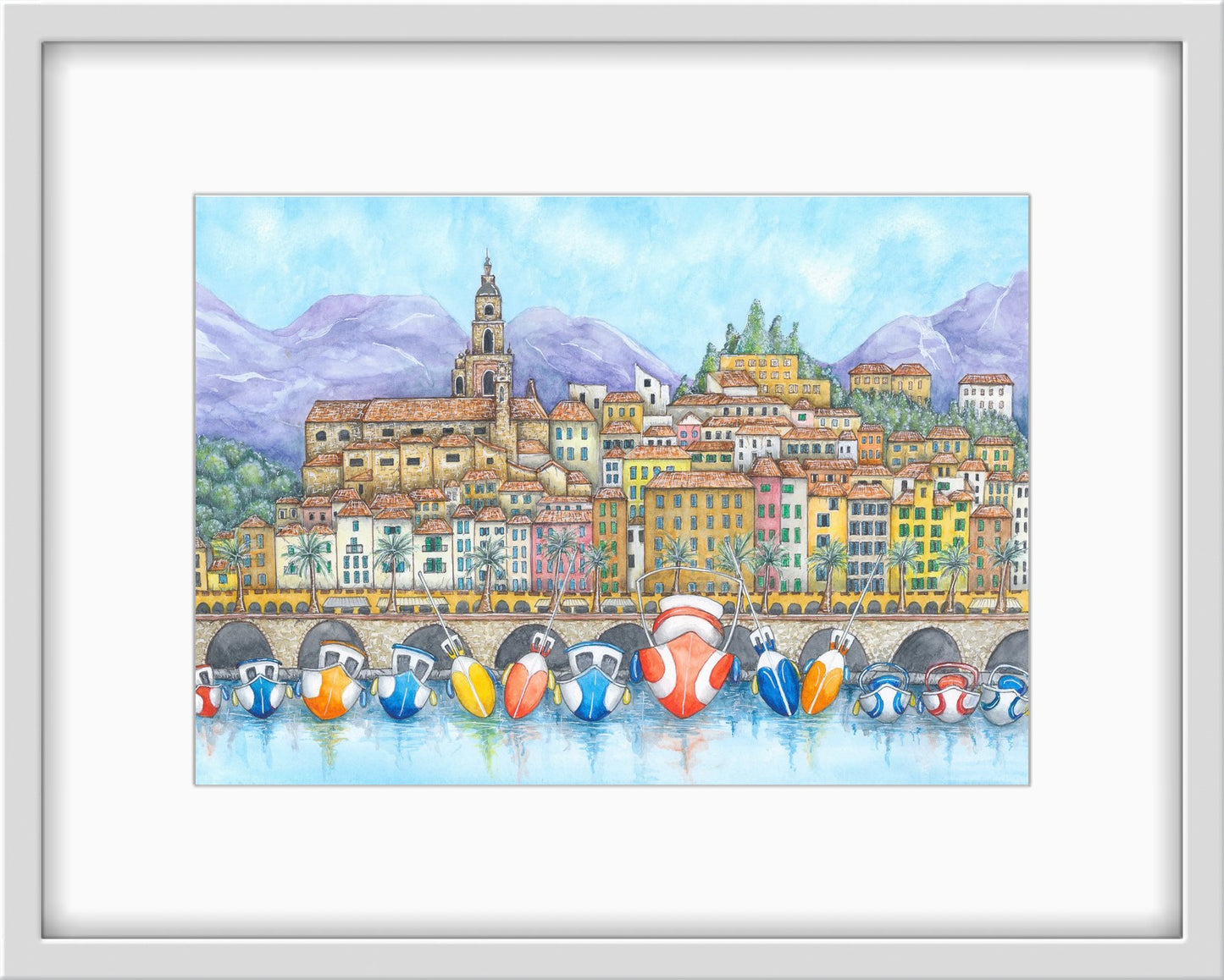 Menton - Limited Edition Giclee Print