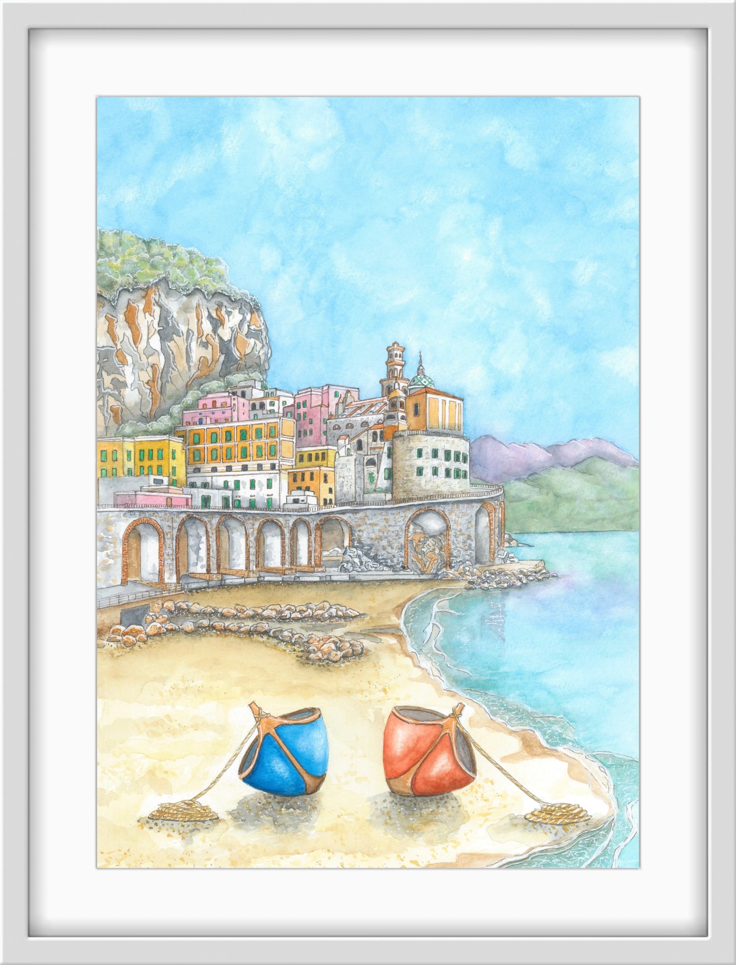 Atrani - Limited Edition Giclee Print